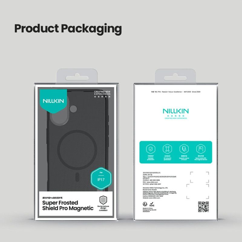 Deksel Til iPhone 17 Magsafe Kompatibel Med Frosted Shield Pro Nillkin