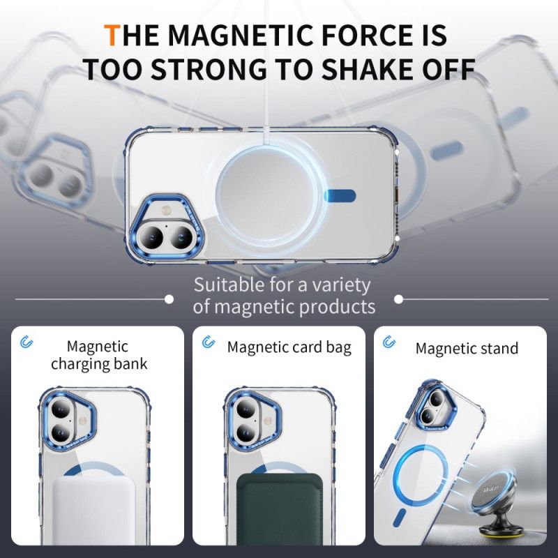 Deksel Til iPhone 17 Magsafe-kompatibel Støtte Og Linsebeskyttelse