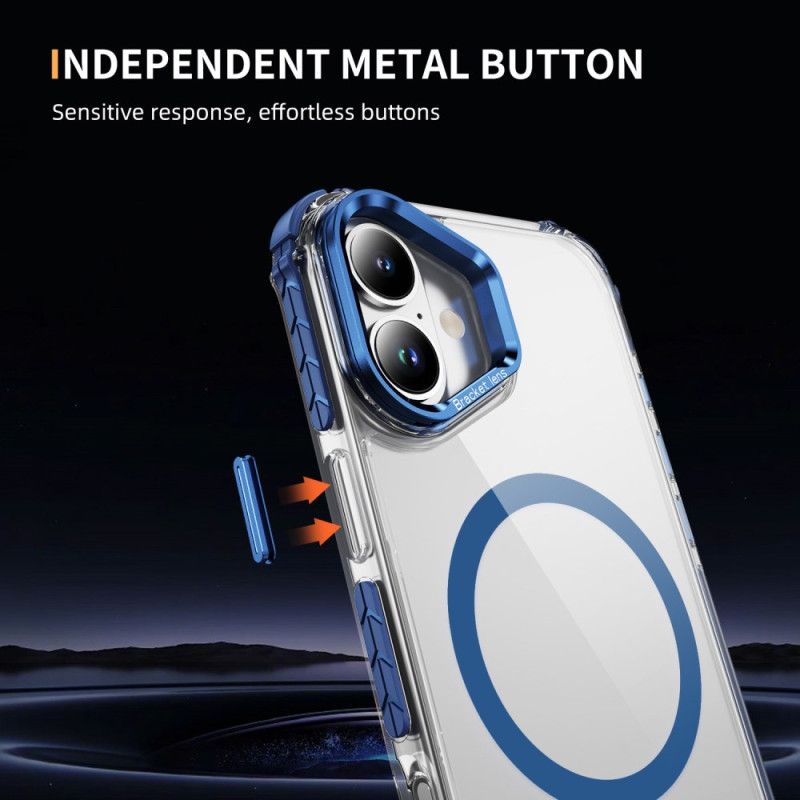 Deksel Til iPhone 17 Magsafe-kompatibel Støtte Og Linsebeskyttelse