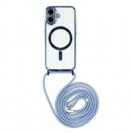 Deksel Til iPhone 17 Magsafe-kompatibelt Gjennomsiktig Deksel Med Ledning