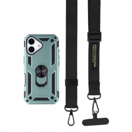 Deksel Til iPhone 17 Militærbeskyttelse Med Skulderstropp