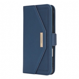 Folio Deksel iPhone 17 Lommebok Med Skulderstropp Og Speil Beskyttelse Deksel