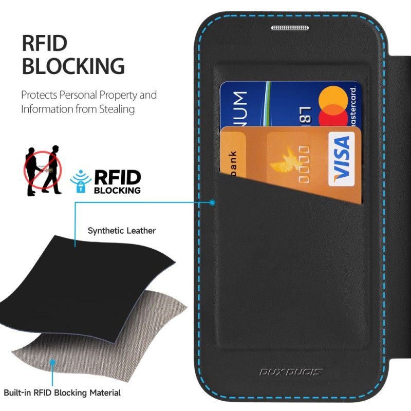 Folio Deksel iPhone 17 Magsafe Skin X Pro-serien Dux Ducis