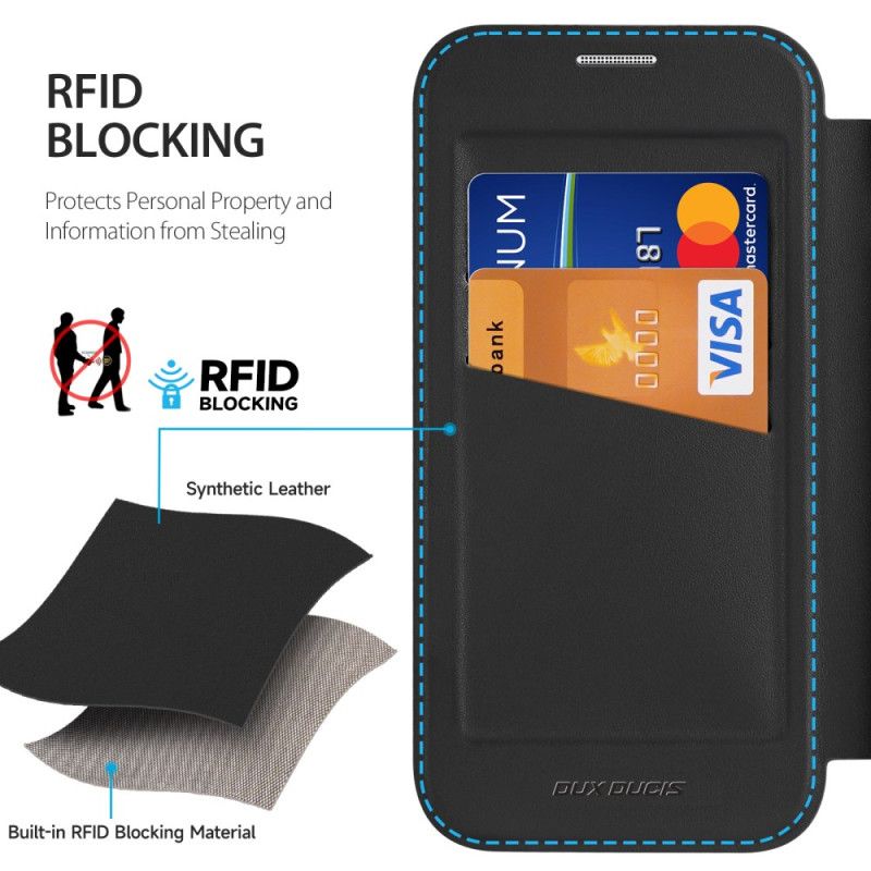 Folio Deksel iPhone 17 Magsafe Skin X Pro-serien Med Dux Ducis-stativ