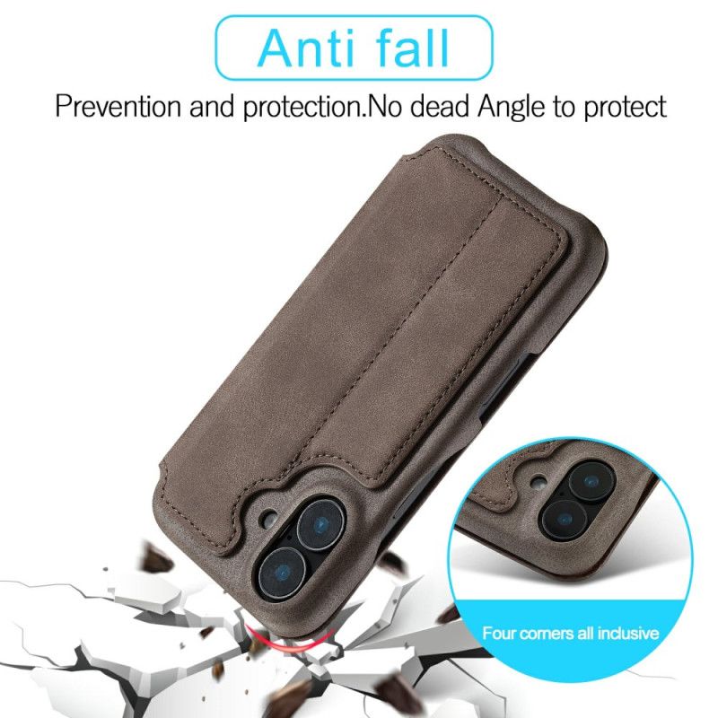 Folio Deksel Lær iPhone 17 Mobildeksel Lc.imeeke