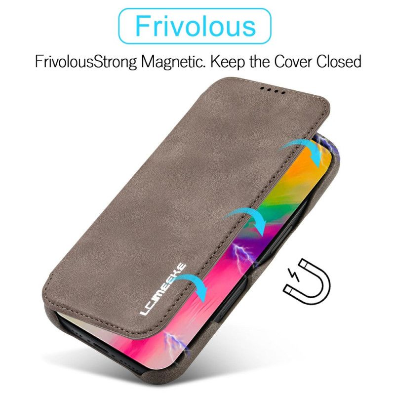 Folio Deksel Lær iPhone 17 Mobildeksel Lc.imeeke