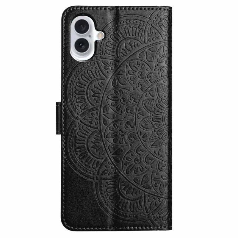 Lærdeksel Folio Deksel iPhone 17 Mobildeksel Mandala-trykk