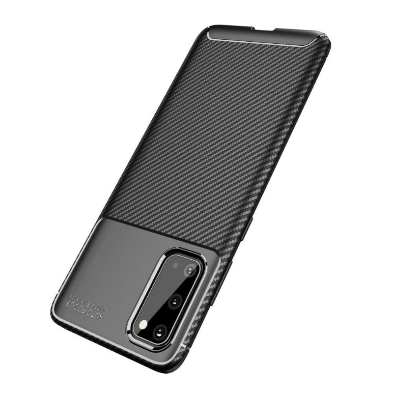 Deksel Til Samsung Galaxy S20 Gel Carbon Fiber Style