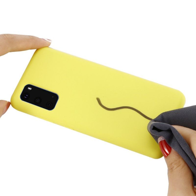 Deksel Til Samsung Galaxy S20 Puro Flytende Silikon