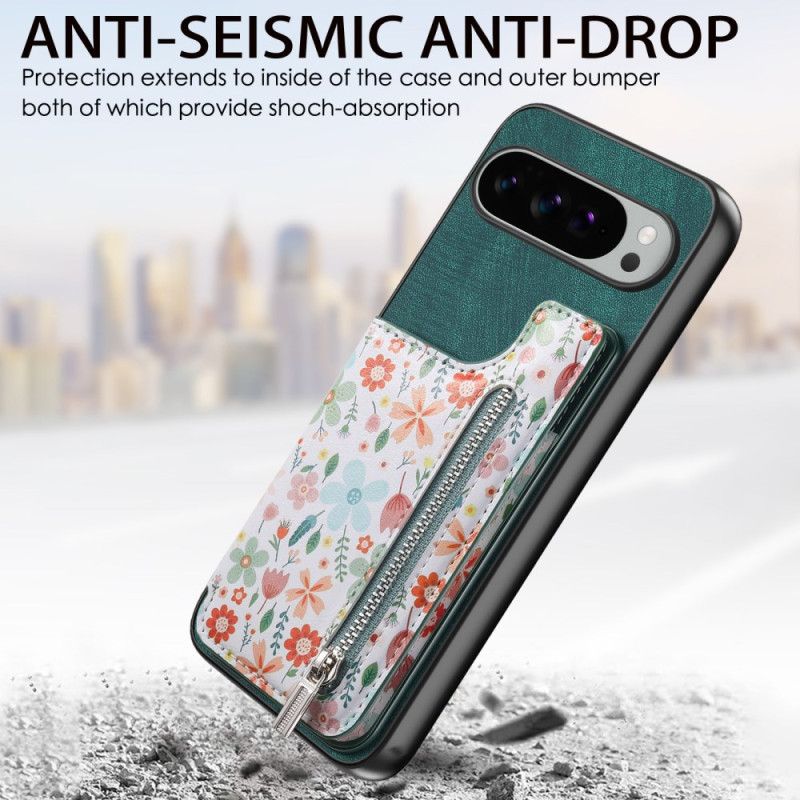 Deksel Google Pixel 10 Pro Xl Blomsterlommebok Beskyttelse Deksel