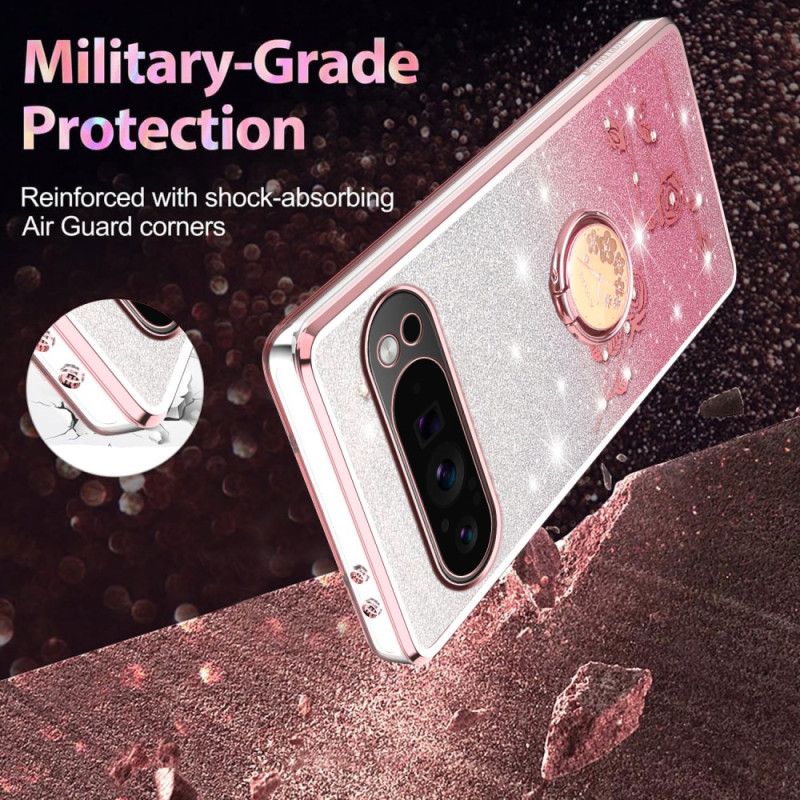 Deksel Google Pixel 10 Pro Xl Kadem Ringholder Med Strass