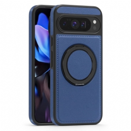 Deksel Til Google Pixel 10 Pro Xl Magsafe-kompatibel Ringholder I Semsket Skinneffekt