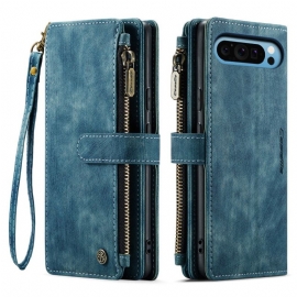 Folio Deksel Google Pixel 10 Pro Xl Caseme Semsket Skinn-effekt