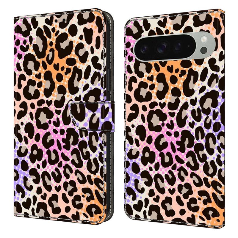 Folio Deksel Google Pixel 10 Pro Xl Leopardtrykk Beskyttelse Deksel