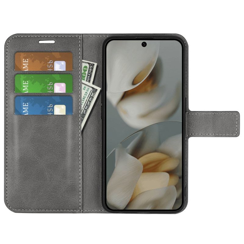 Folio Deksel Google Pixel 10 Pro Xl Skinnstil Beskyttelse Deksel