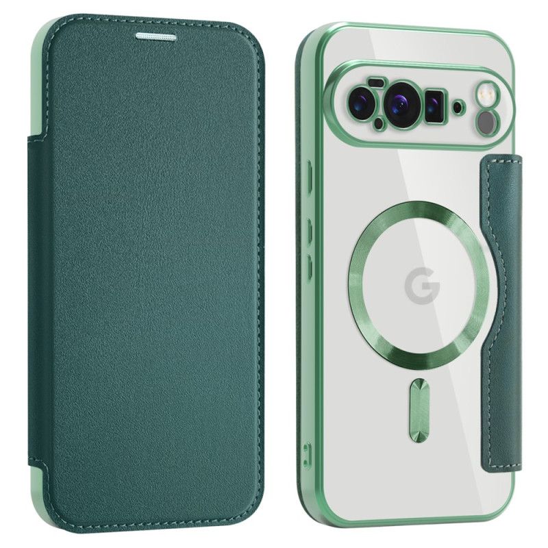 Folio Deksel Lær Google Pixel 10 Pro Xl Magsafe-kompatibel Med Rfid Blokkering