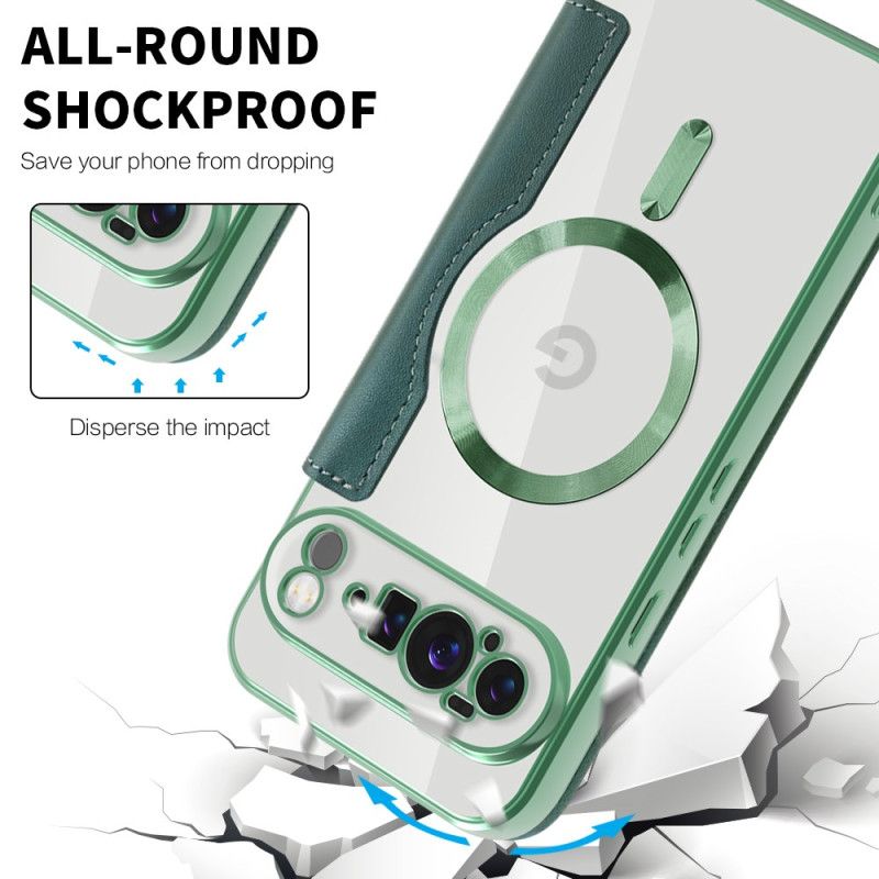 Folio Deksel Lær Google Pixel 10 Pro Xl Magsafe-kompatibel Med Rfid Blokkering