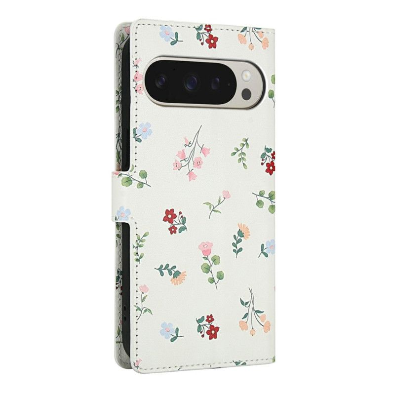 Folio Deksel Til Google Pixel 10 Pro Xl Blomsterprint