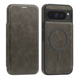 Folio Deksel Til Google Pixel 10 Pro Xl Magsafe Kompatibel Med Rfid-kortholder