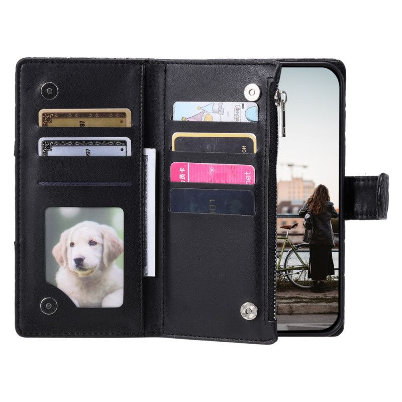 Folio Deksel Til Google Pixel 10 Pro Xl Vattert Stil Med Rem