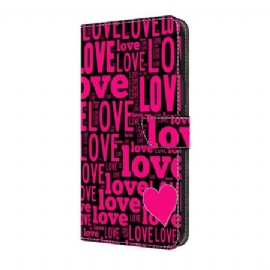 Lærdeksel Folio Deksel Google Pixel 10 Pro Xl Mobildeksel Kjærlighet