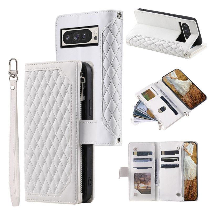 Lærdeksel Folio Deksel Google Pixel 10 Pro Xl Mobildeksel Vattert Lommebok