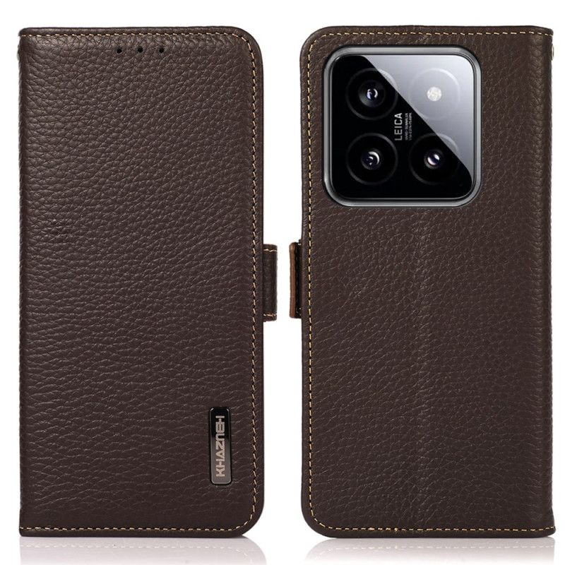 Folio Deksel Xiaomi 14 Ultra Khazneh Rfid-lommebok