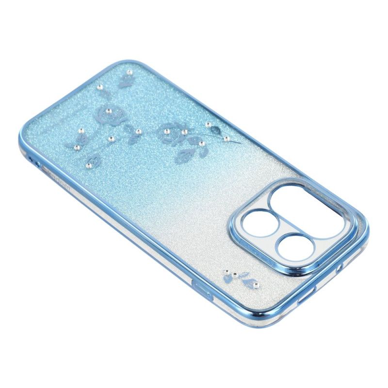 Deksel Oneplus 15 Gradientblomster Og Paljetter