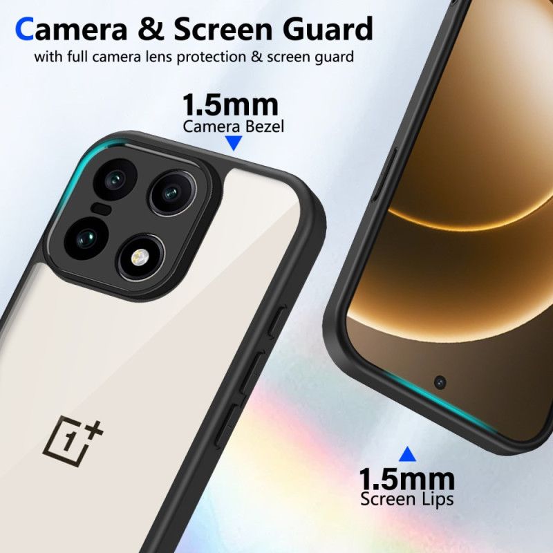 Deksel Oneplus 15 Hybrid Gjennomsiktig Design Beskyttelse Deksel