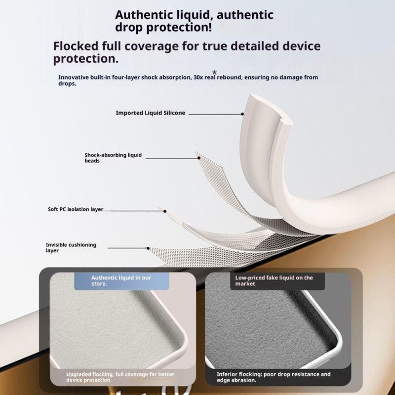 Deksel Oneplus 15 Mobildeksel Flytende Silikon