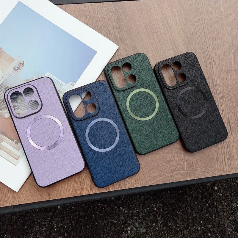 Deksel Oneplus 15 Mobildeksel Magsafe Litchi-tekstur