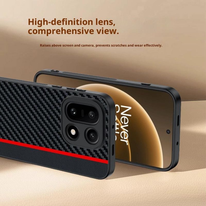 Deksel Til Oneplus 15 Karbonfibertekstur