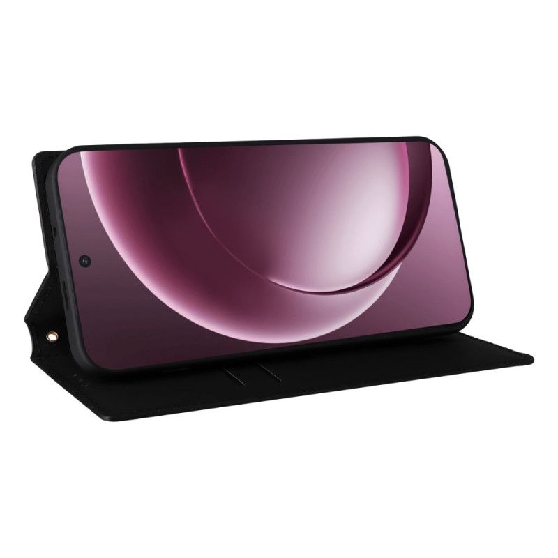 Folio Deksel Lær Oneplus 15 Diamantmønster