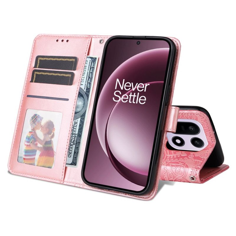 Folio Deksel Oneplus 15 Solsikkemønster