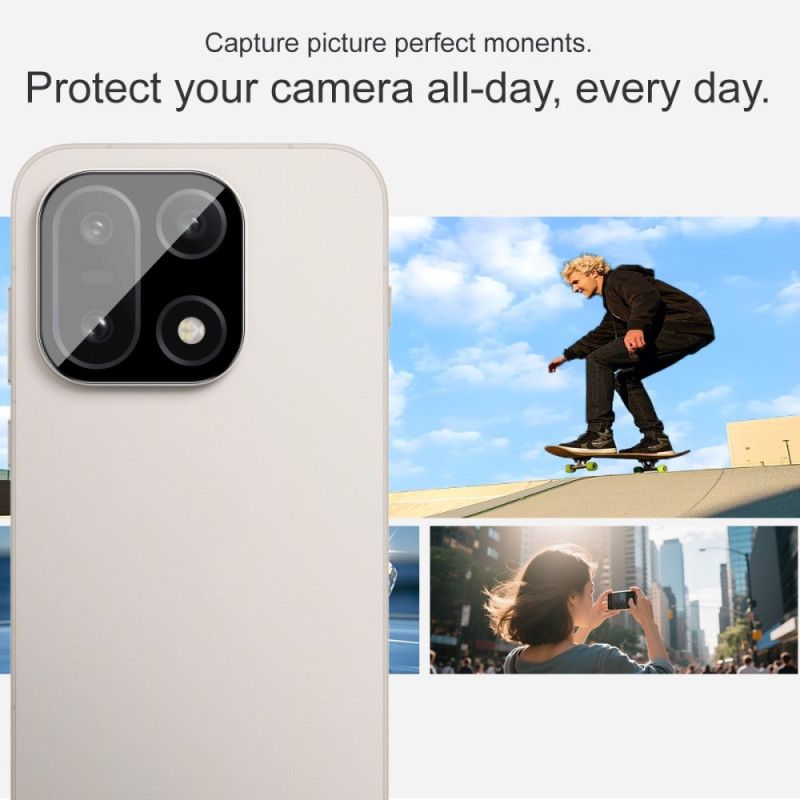 Herdet Glasslinsebeskytter For Oneplus 15 (svart Versjon) Imak
