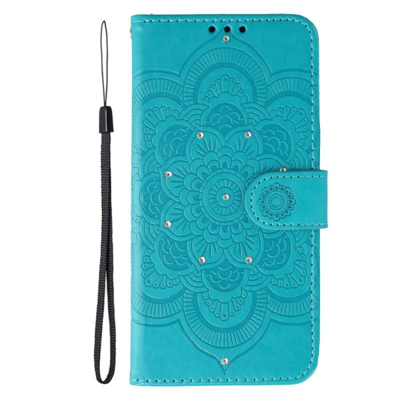 Lærdeksel Folio Deksel Oneplus 15 Mandala Med Rhinestones