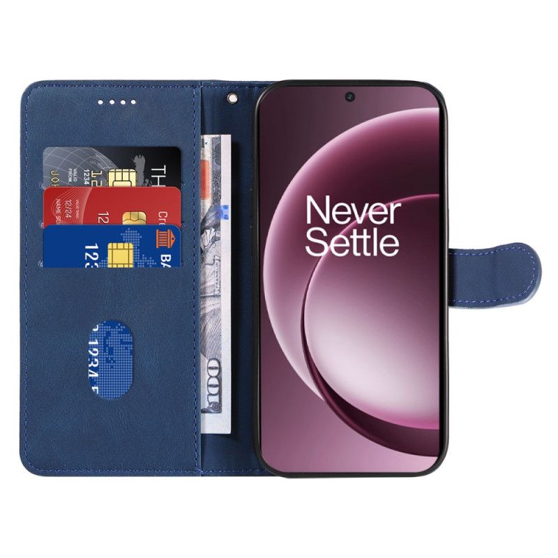 Lærdeksel Folio Deksel Oneplus 15 Mobildeksel Bølgemønster