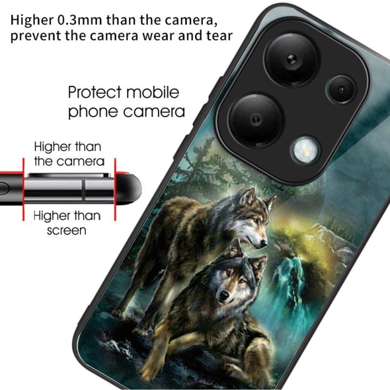 Deksel Xiaomi Redmi Note 13 Pro 4g Ulver Av Herdet Glass