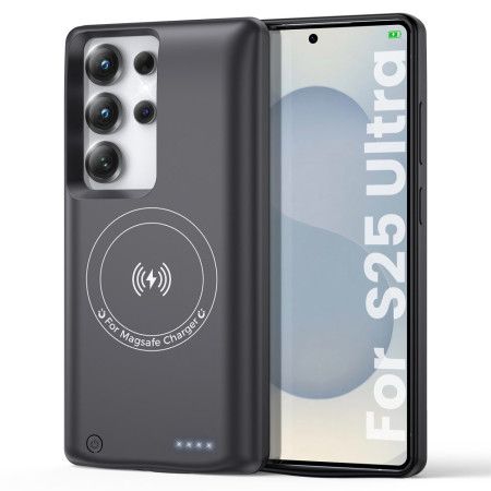 10000mah Batterideksel Til Samsung Galaxy S25 Ultra Lader Med Magnetisk Feste