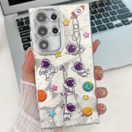 Deksel Samsung Galaxy S25 Ultra 5g Astronaut Med Linsebeskytter