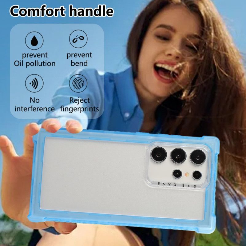 Deksel Samsung Galaxy S25 Ultra 5g Forsterket Silikonramme