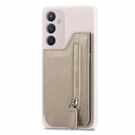 Deksel Samsung Galaxy S25 Ultra 5g Funksjonell Kortholder Og Stativ Beskyttelse Deksel