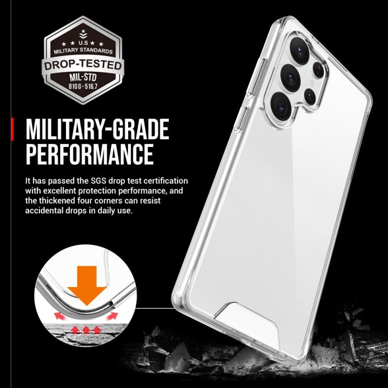 Deksel Samsung Galaxy S25 Ultra 5g Gjennomsiktig Fusion