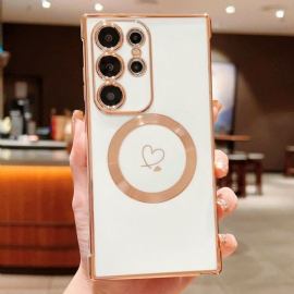 Deksel Samsung Galaxy S25 Ultra 5g Kompatibel Med Tonet Magsafe Beskyttelse Deksel