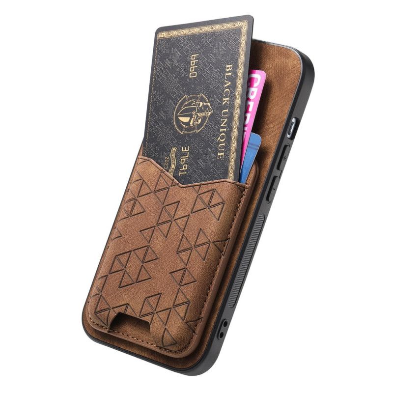 Deksel Samsung Galaxy S25 Ultra 5g Kortholder Og Stativ Med Trykt Mønster