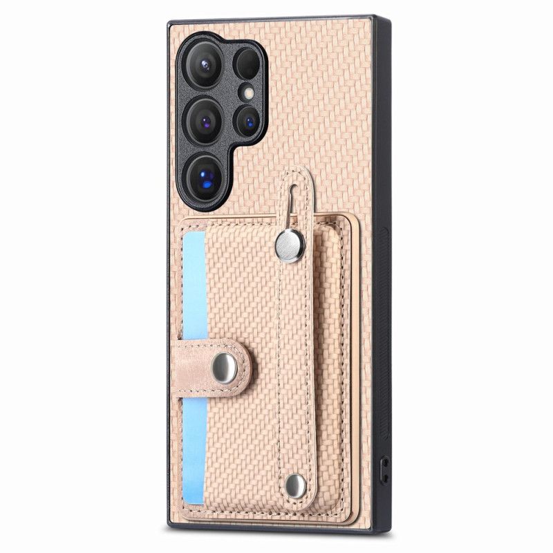 Deksel Samsung Galaxy S25 Ultra 5g Kortholder Og Stropp-stativ
