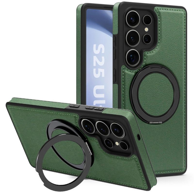 Deksel Samsung Galaxy S25 Ultra 5g Magnetisk Med Roterende Stativ Beskyttelse Deksel
