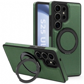 Deksel Samsung Galaxy S25 Ultra 5g Magnetisk Med Roterende Stativ Beskyttelse Deksel