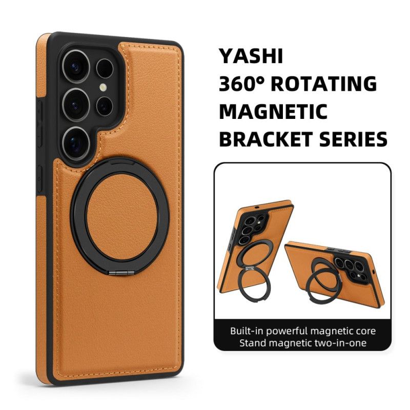 Deksel Samsung Galaxy S25 Ultra 5g Magnetisk Med Roterende Stativ Beskyttelse Deksel
