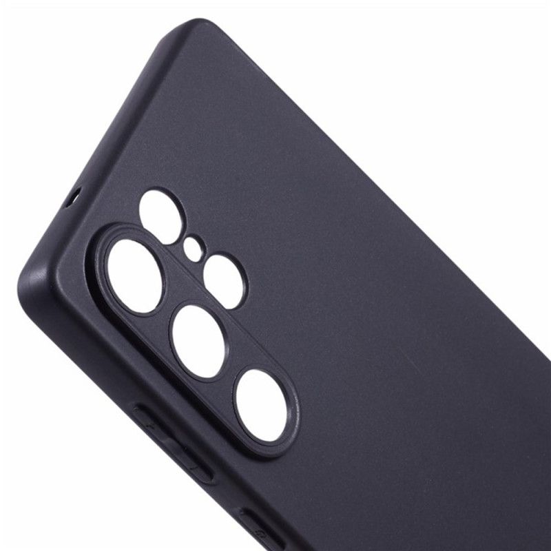 Deksel Samsung Galaxy S25 Ultra 5g Matt Silikon Med Skjermbeskytter I Herdet Glass